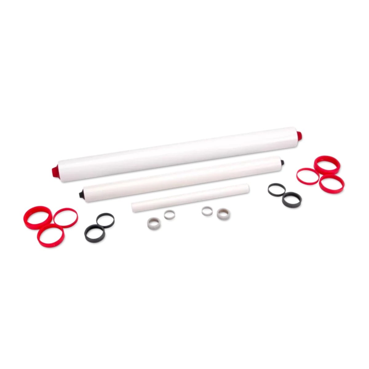 3 Rouleaux à pâtisserie ajustable avec anneaux