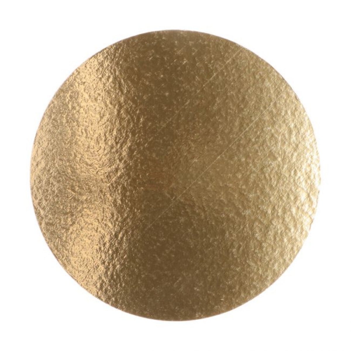 Plateau Rond 20cm - Argent/Or (3pcs)