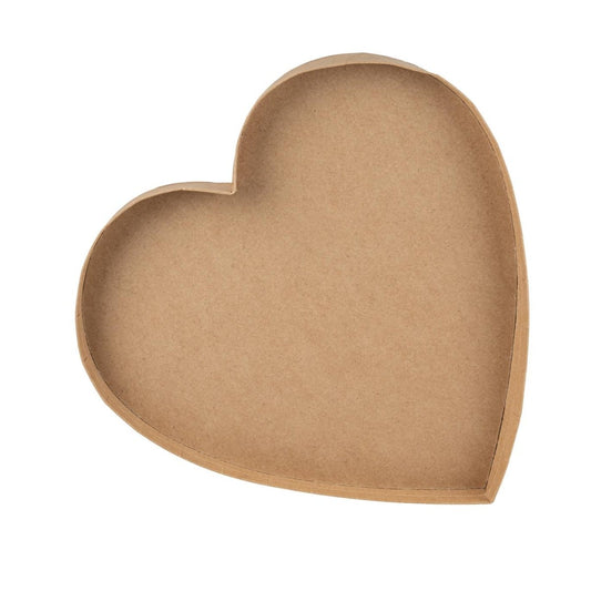 Plateau en carton - Coeur 40cm