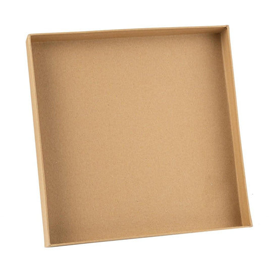 Plateau en carton - Carré 30cm