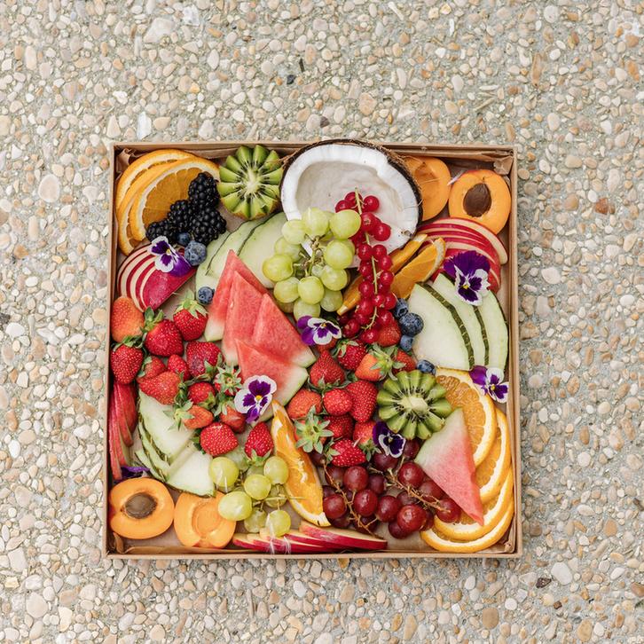Plateau en carton - Carré 30cm