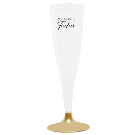 Flûtes Joyeuses Fêtes (6 pièces)