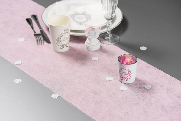 Chemin de table Fanon Rose
