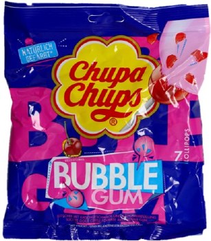 Chupa Chups sucettes Bubble Gum (7 pièces, 126 g)