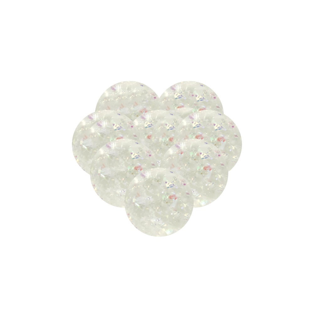 Balles rebondissantes transparentes (8pcs)