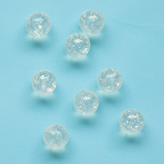 Balles rebondissantes transparentes (8pcs)