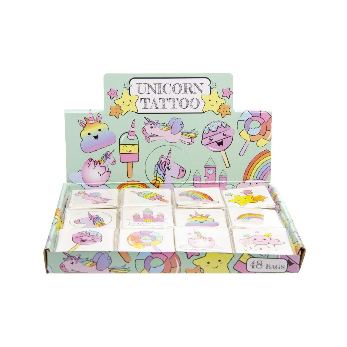 Tatouages Licornes (12pcs)