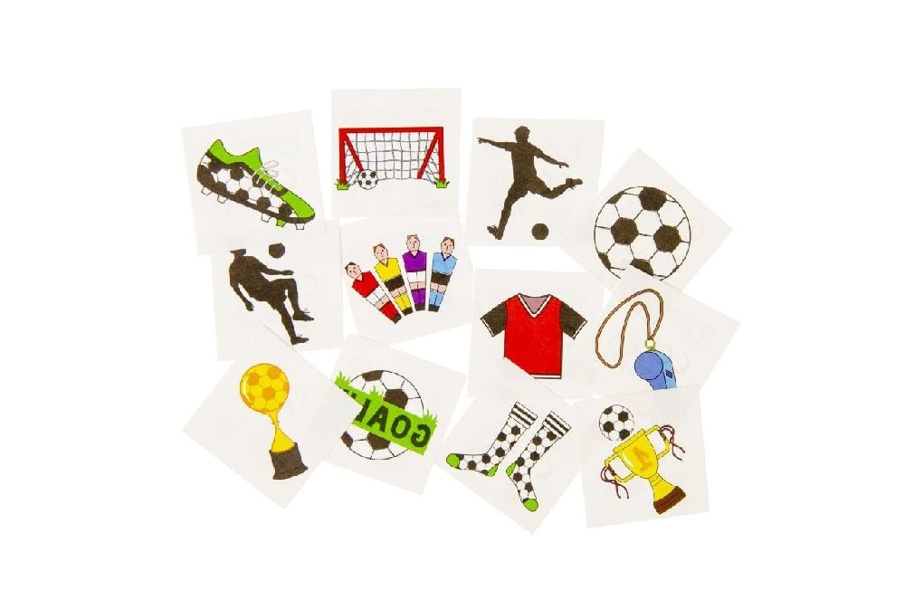 Tatouages Football (12pcs)