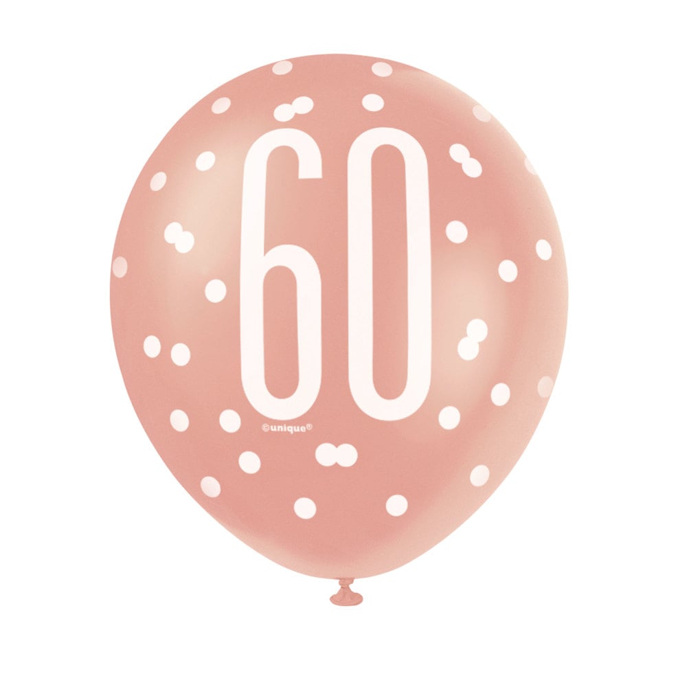 Ballons Age Rosegold 30cm (6pcs)