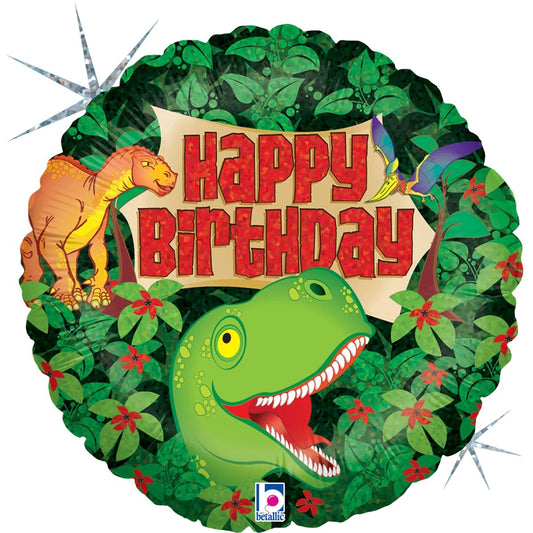 Ballon alu - Dinosaur Birthday