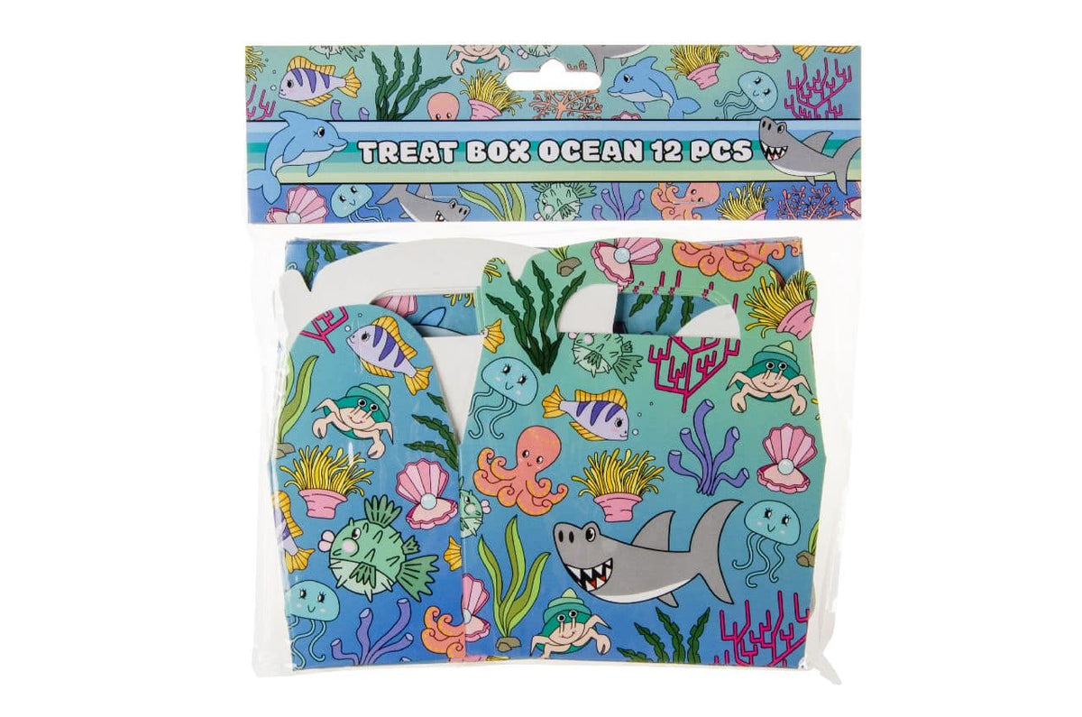 Boîtes à friandises Animaux marins (12 pièces)