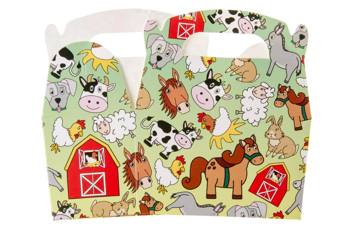 Boîtes à friandises Animaux de la ferme (12 pièces)