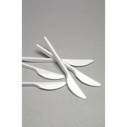 Couverts jetables blancs