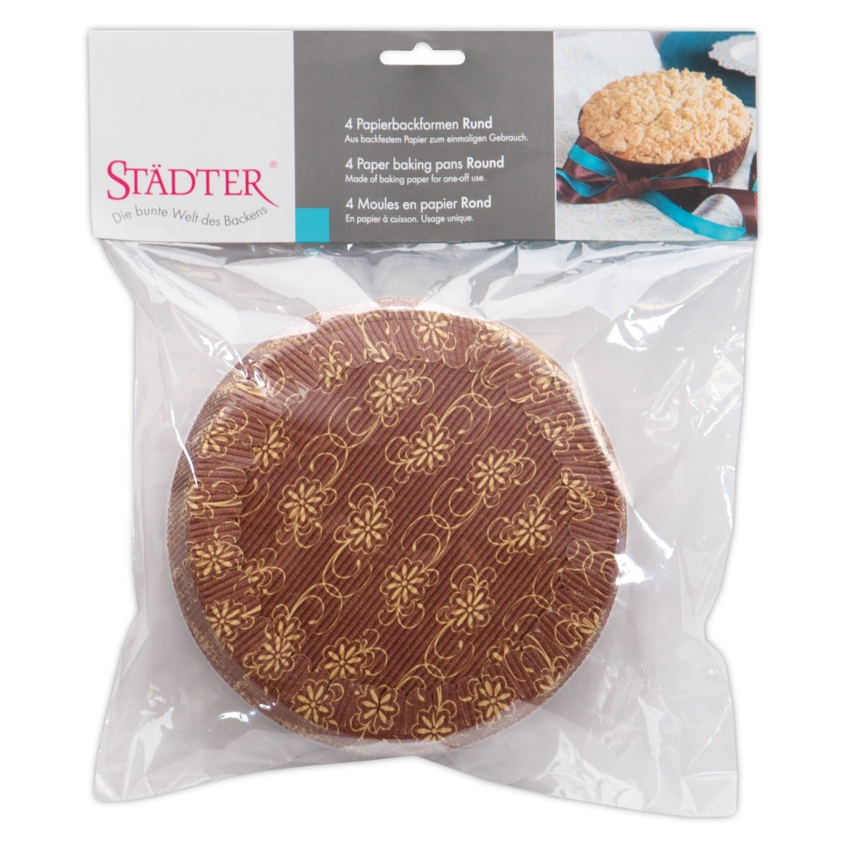 Moule en papier - Rond 18cm (4pcs)