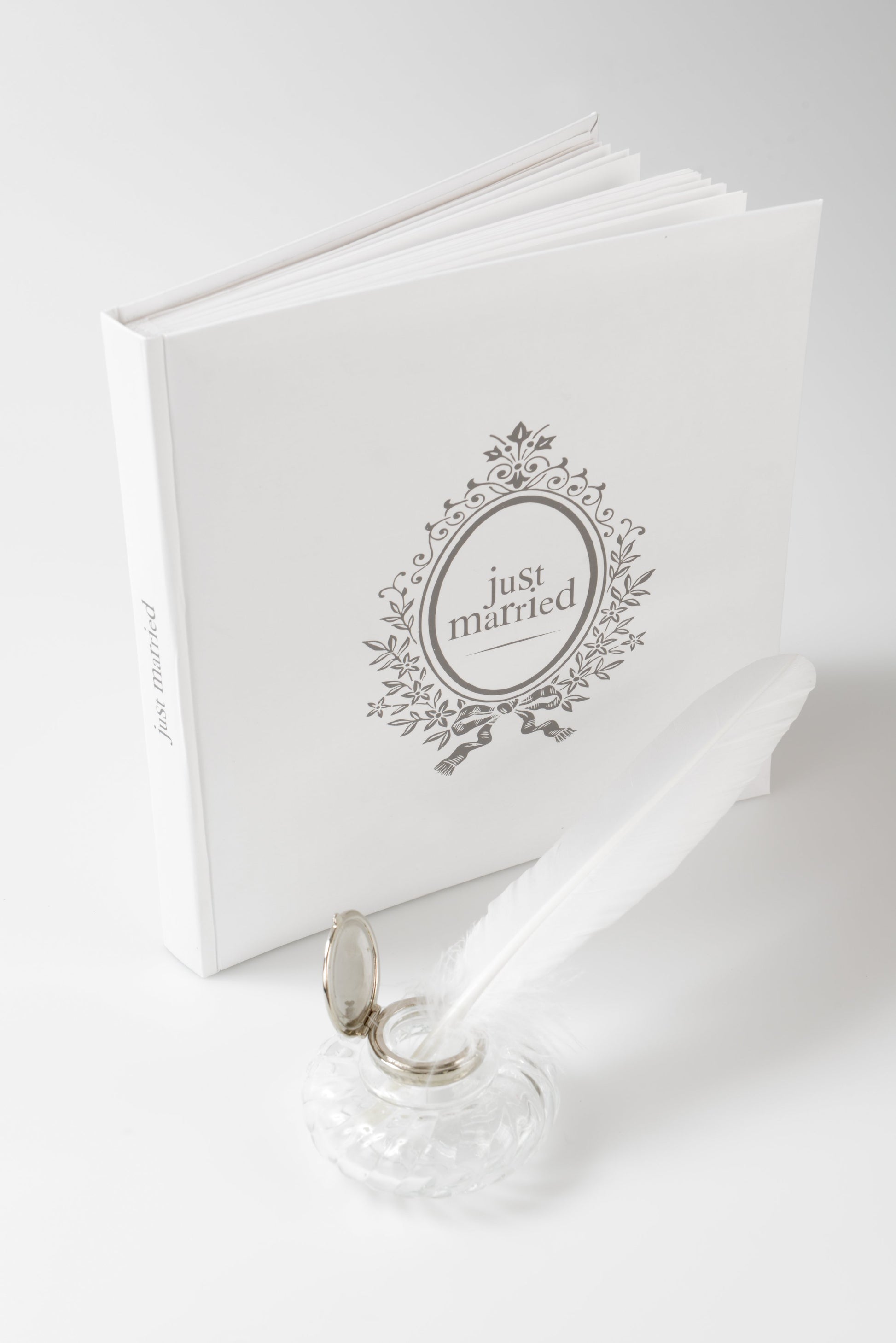 Livre d'Or "Just Married" Blanc
