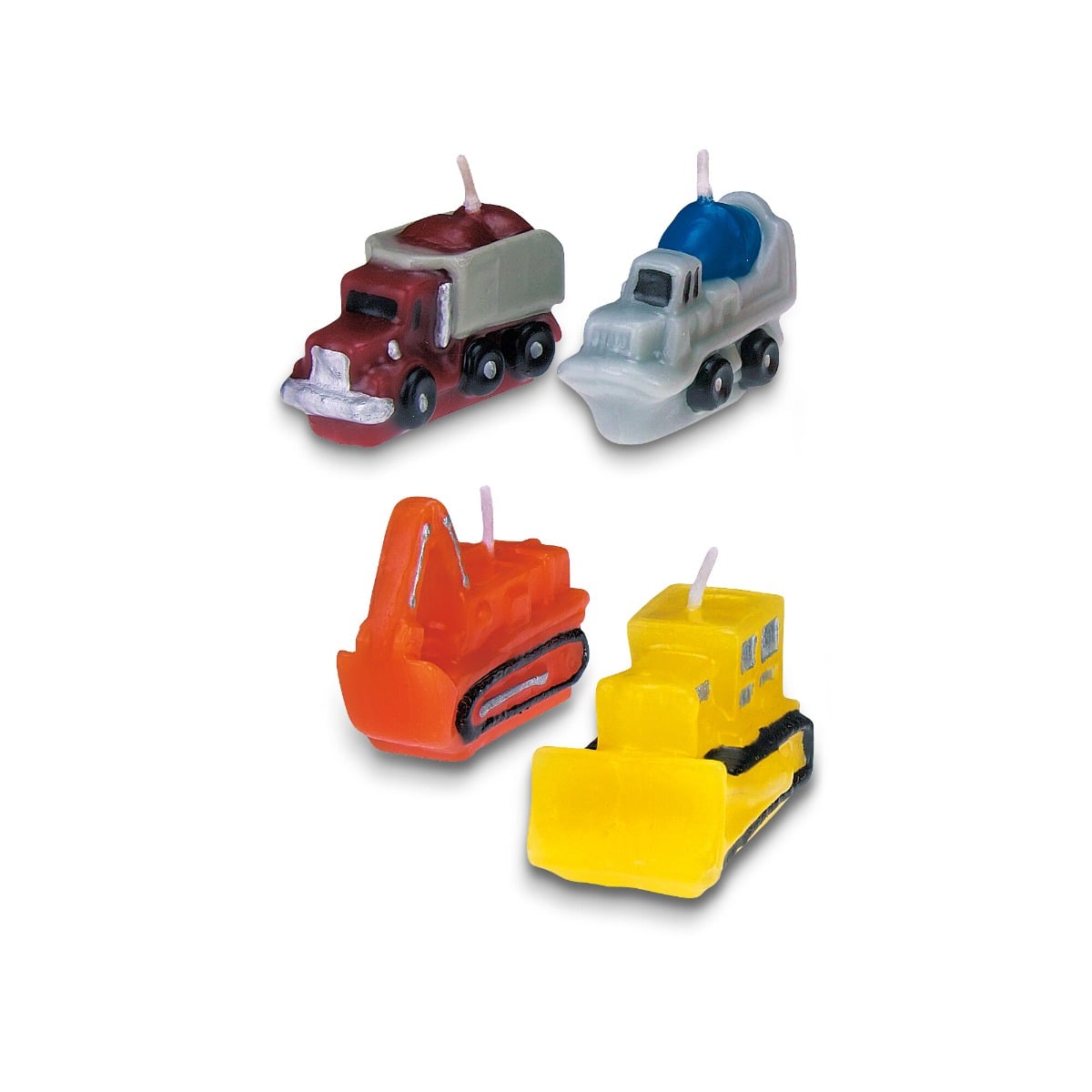 Bougies - Machines de chantier (4pcs)