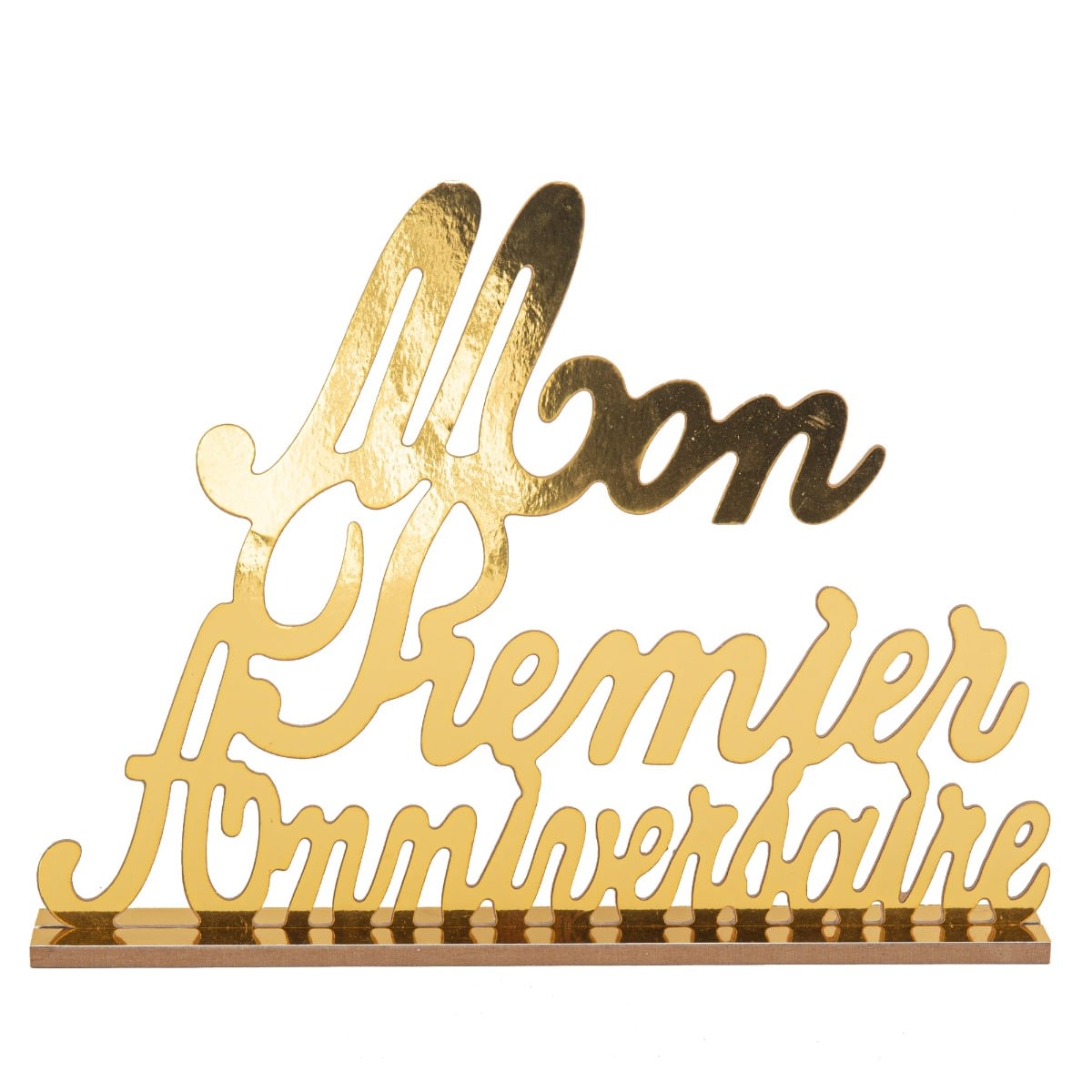 Déco Mon premier anniversaire - Or (40cm)