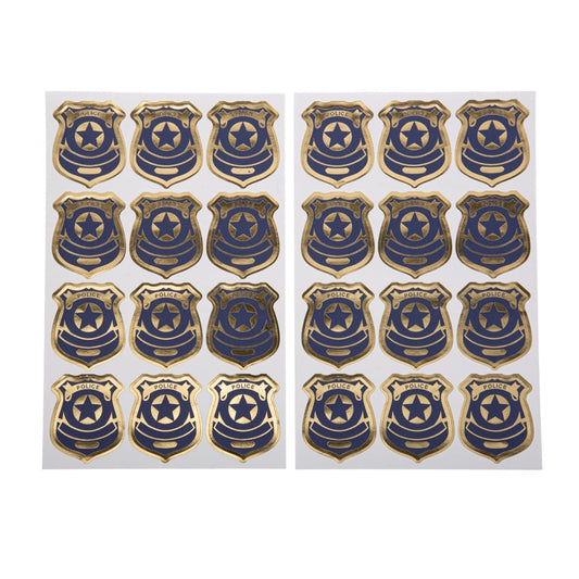 Autocollants - Badge Police (24pcs)