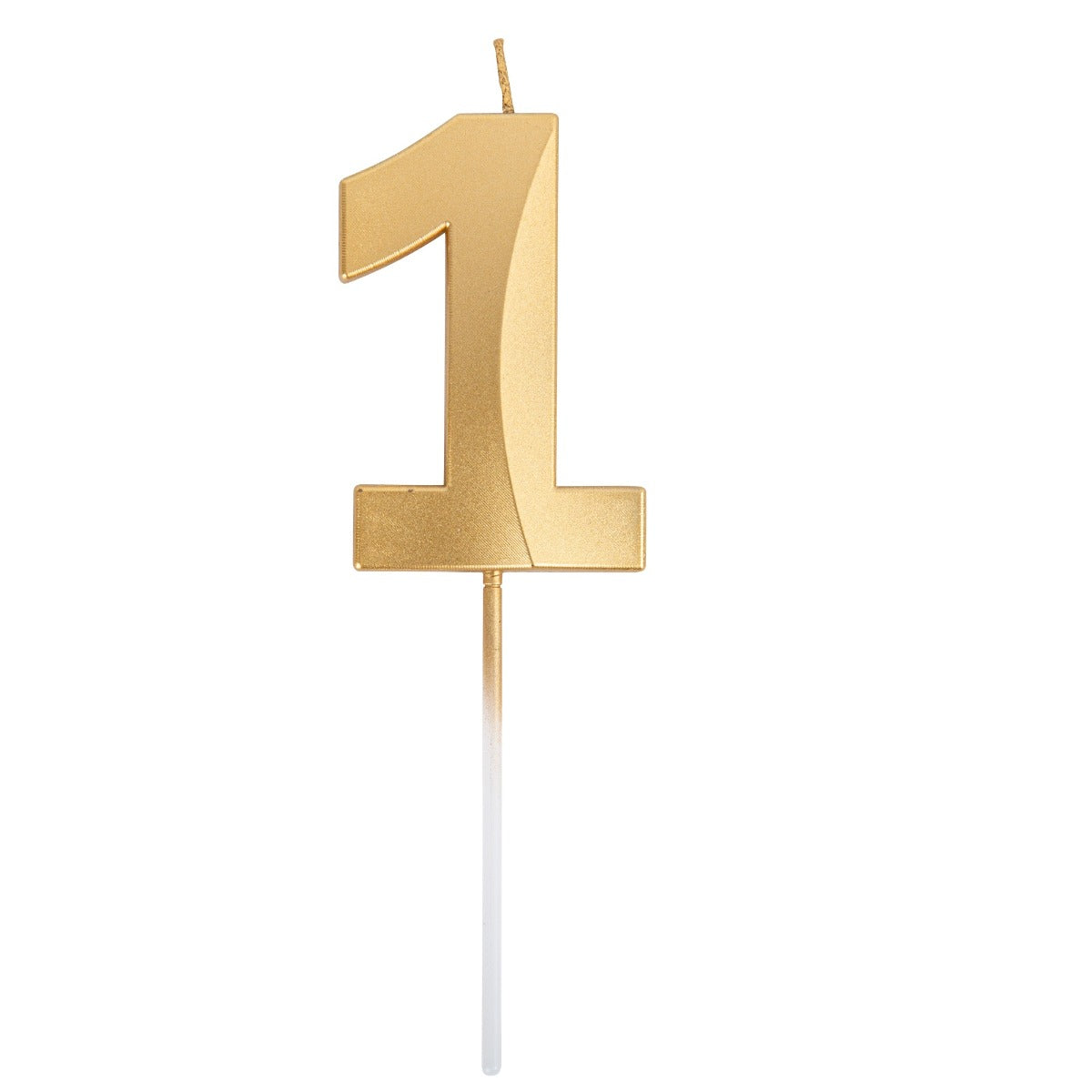 Bougie Chiffre - Or - 1 (7cm)