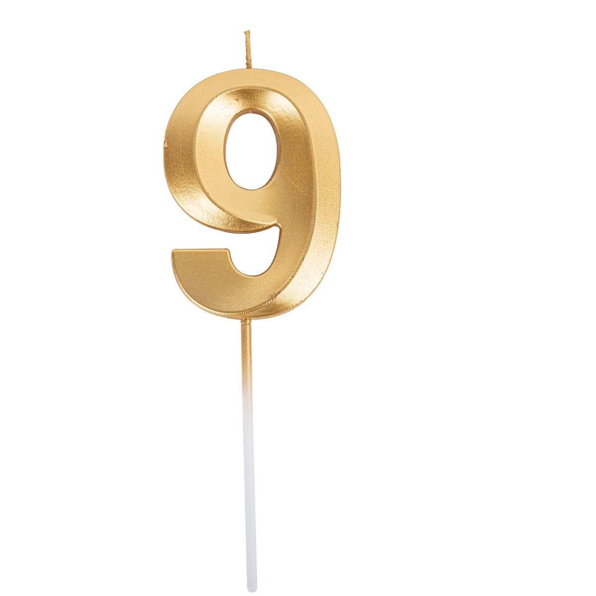 Bougie Chiffre - Or (7cm)