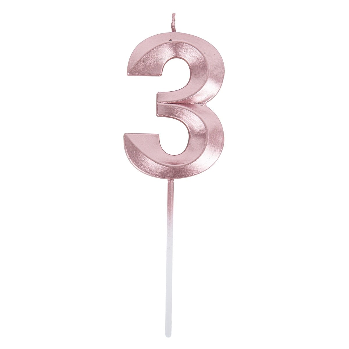 Bougie Chiffre - Rose gold (7cm)