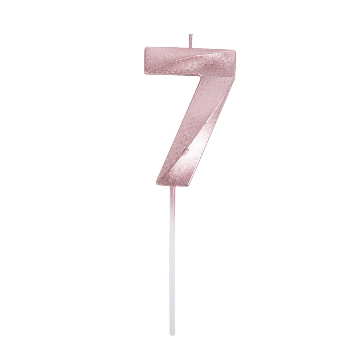 Bougie Chiffre - Rose gold (7cm)