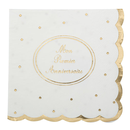 Serviettes "Mon Premier Anniversaire" (16pcs)