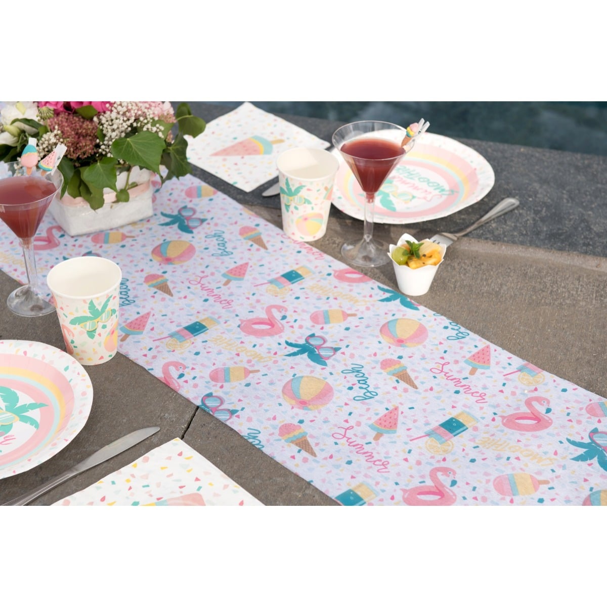 Chemin de table - Summer smoothie (5m)