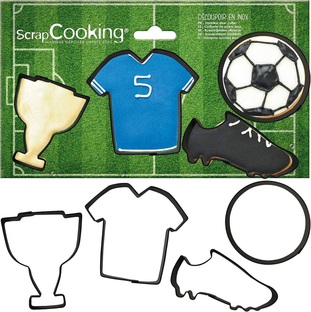 ScrapCooking 4 emporte-pièces football