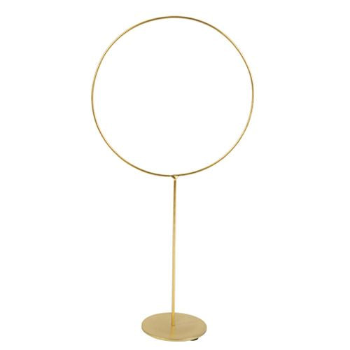 Cercle sur pied à décorer Métal Or (39x19cm)