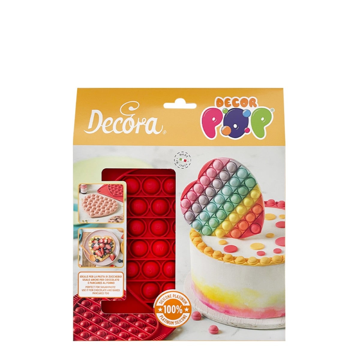Moule en silicone - DecorPop Cœur