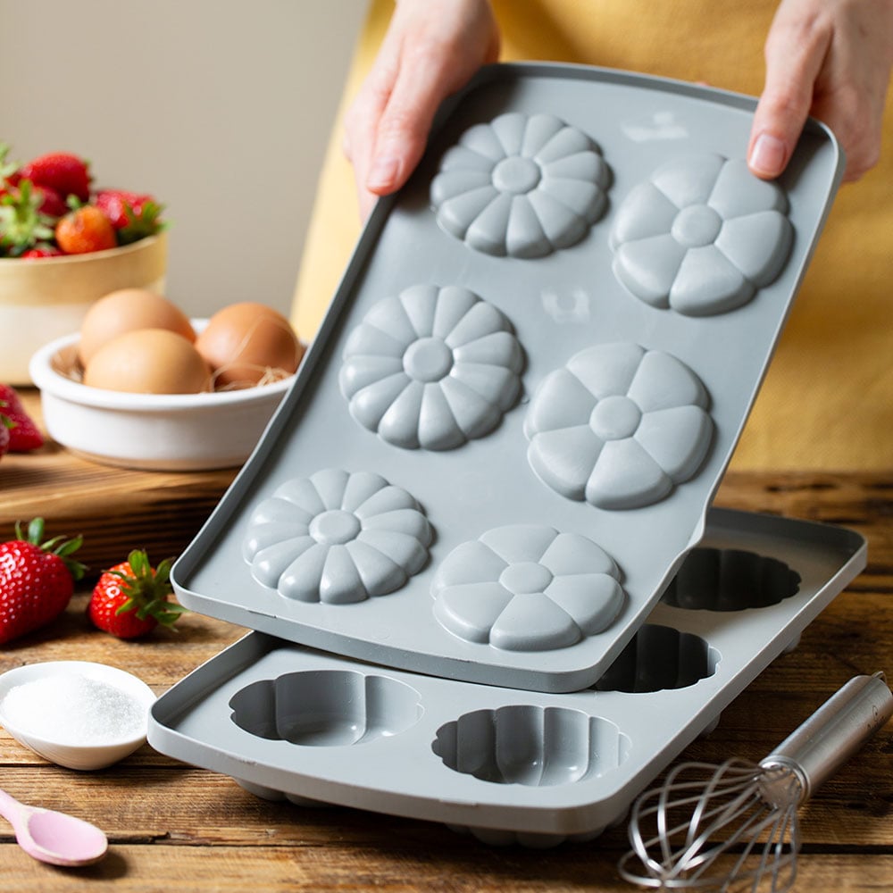 Moule en silicone DecorFlex Duo - Fleurs