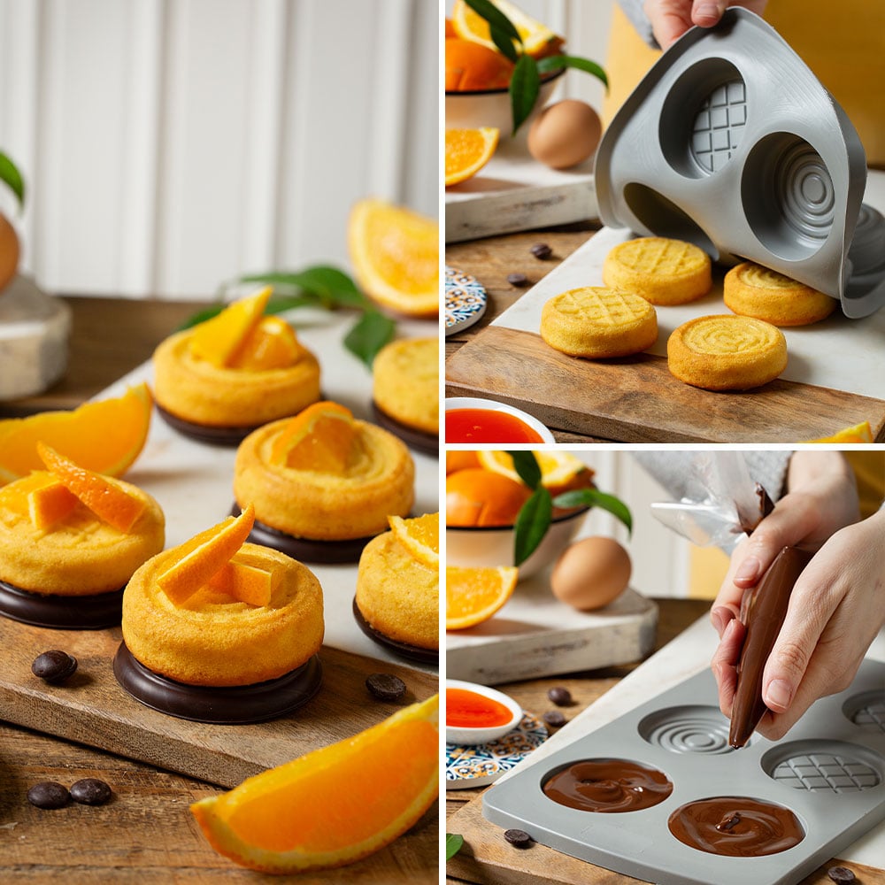Moule en silicone DecorFlex Duo - Rond