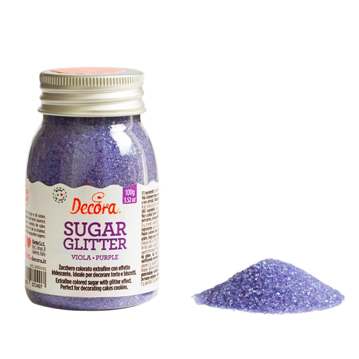 Cristaux de sucre - Violet (100g)