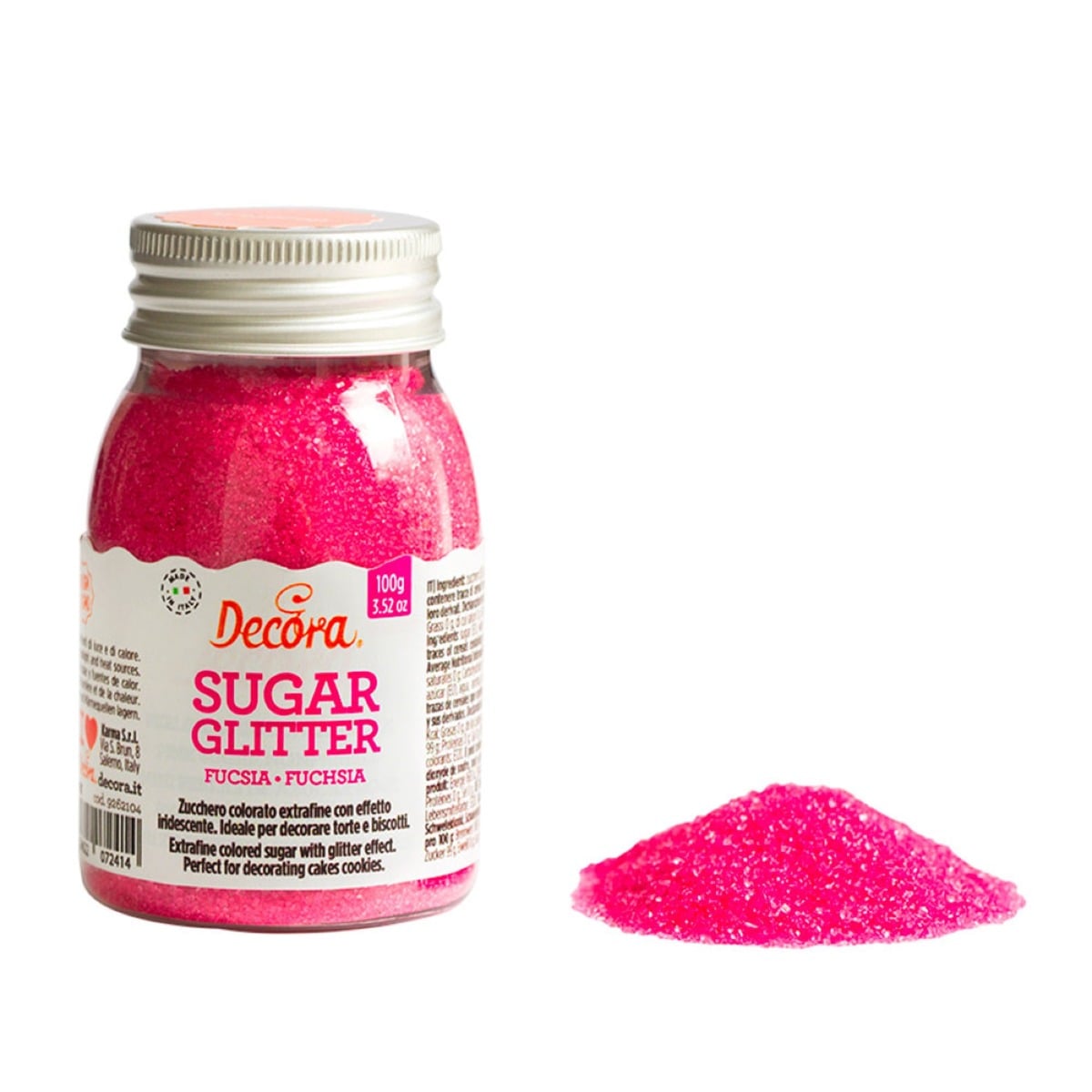 Cristaux de sucre - Fuchsia (100g)