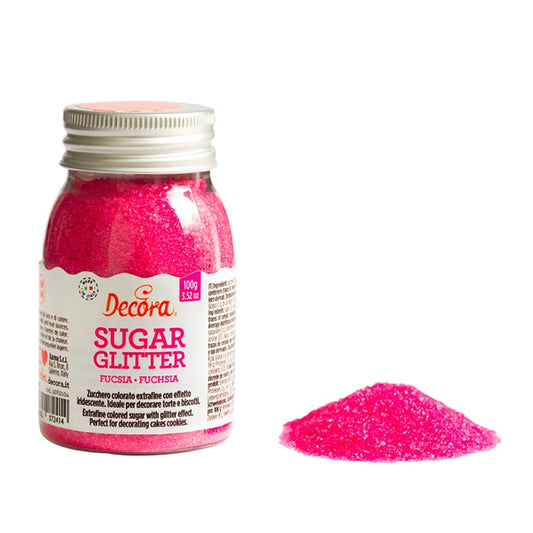 Cristaux de sucre - Fuchsia (100g)