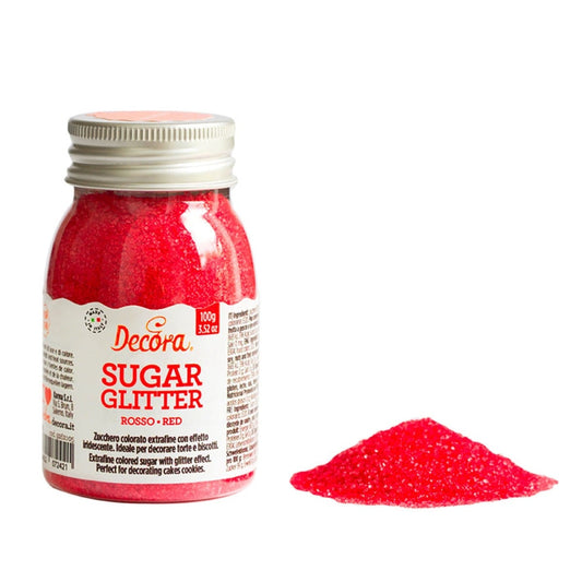 Cristaux de sucre - Rouge (100g)