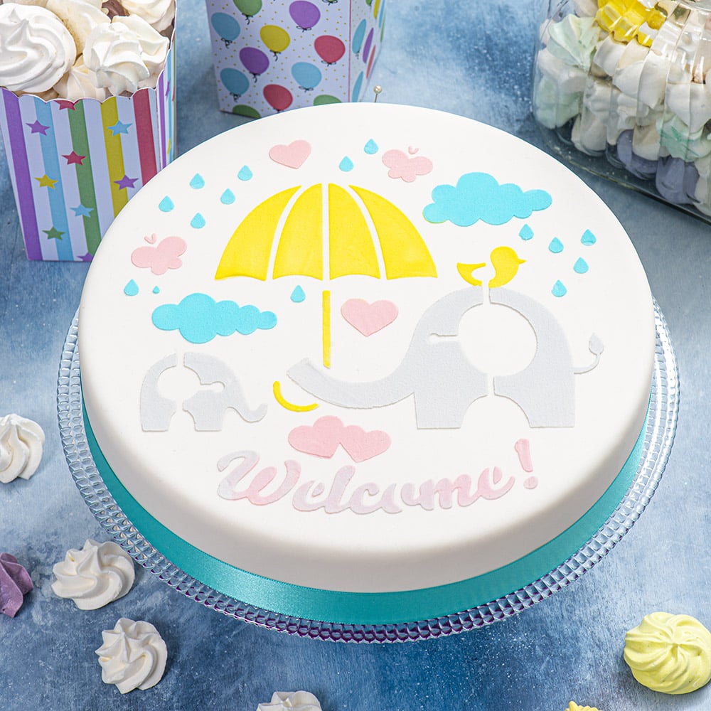 Pochoir - Welcome (25cm)