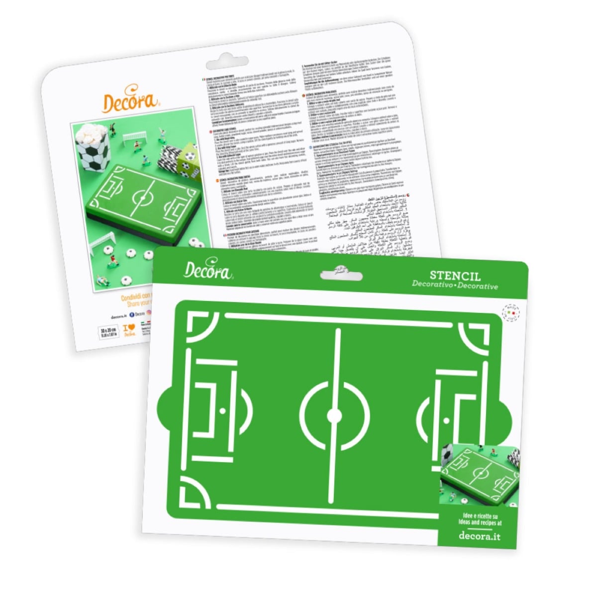 Pochoir - Terrain de football