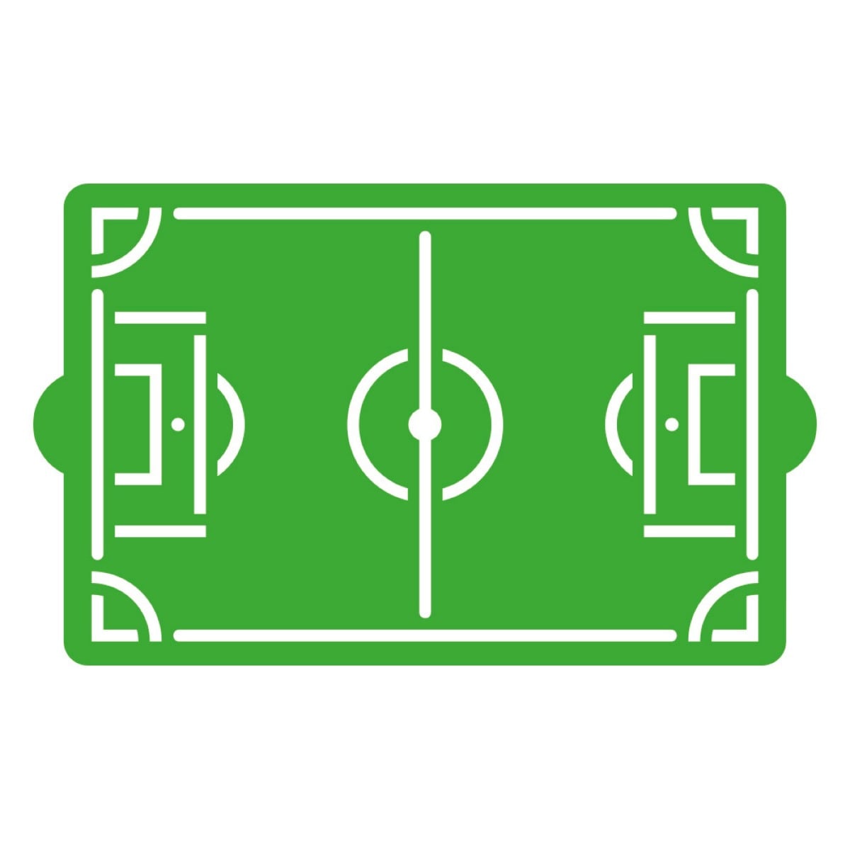Pochoir - Terrain de football