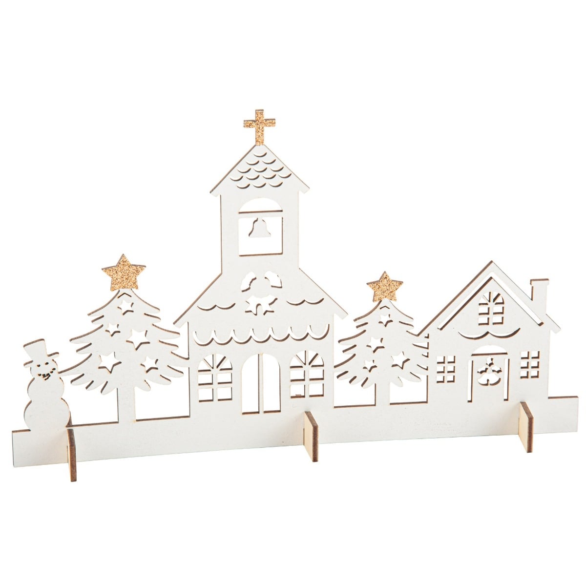 Déco en bois Village Féerique