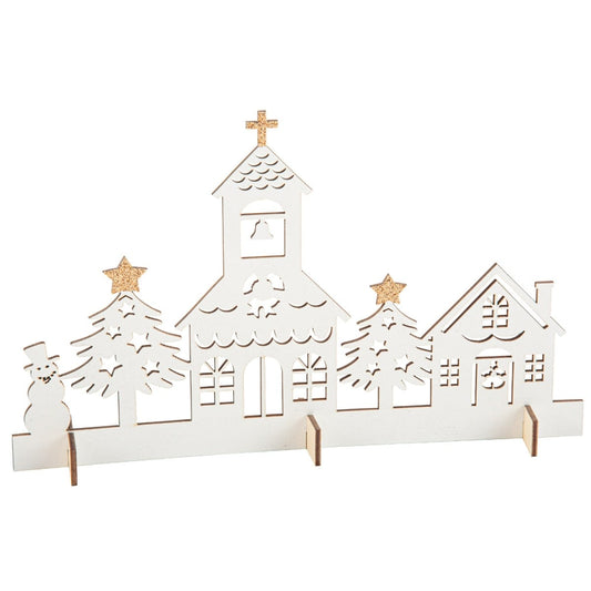 Déco en bois Village Féerique