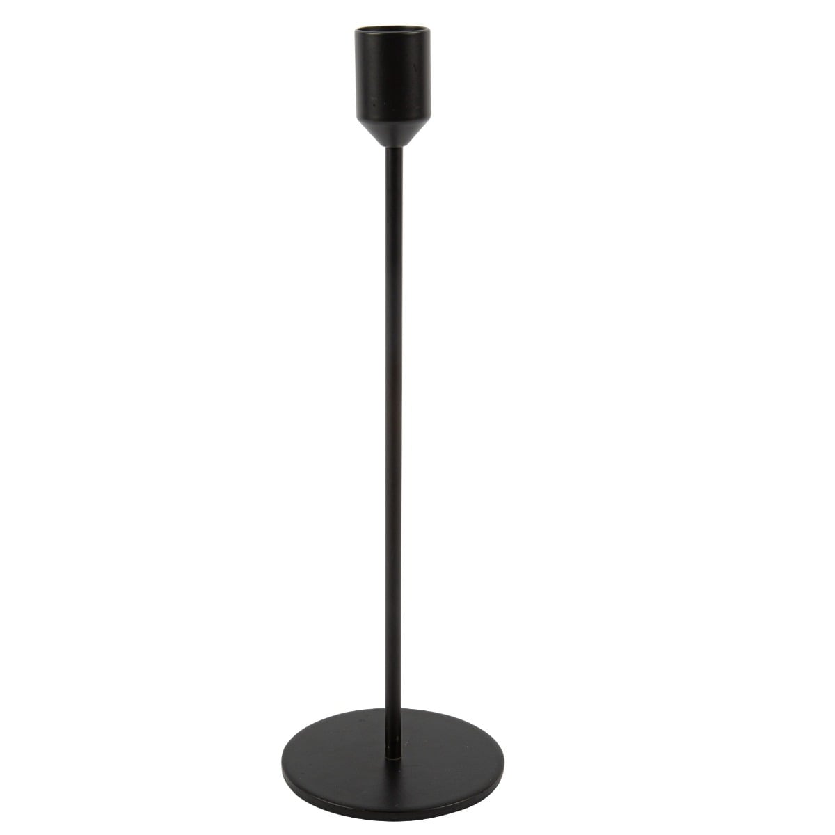 Bougeoir Noir - 26cm