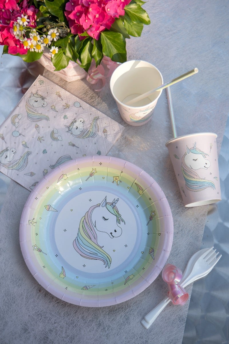 Assiettes licorne (10pcs)