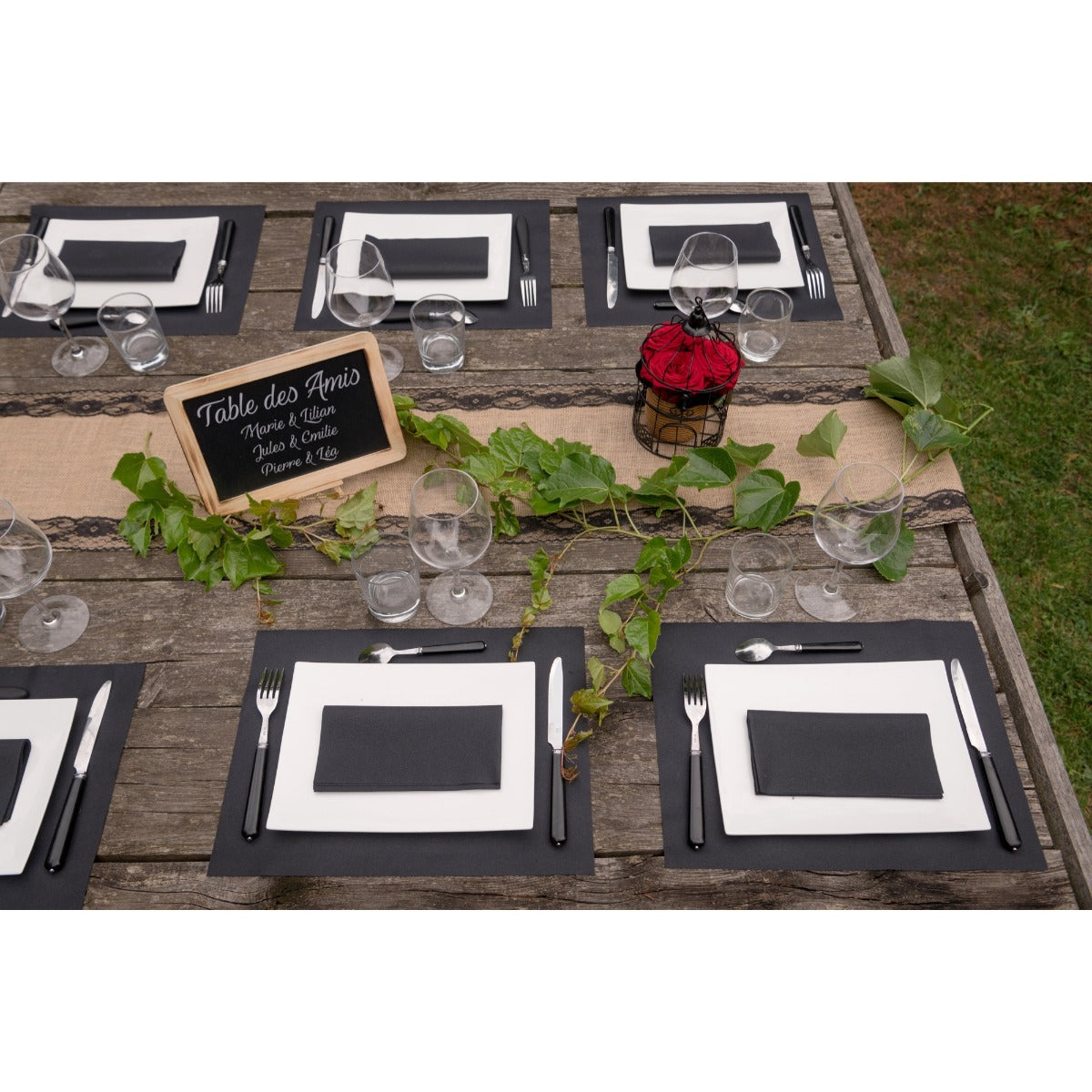 Chemin de table 3en1 - Rose gold (4.8m)