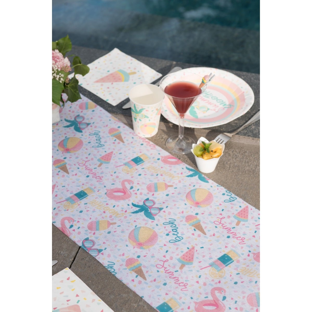 Chemin de table - Summer smoothie (5m)