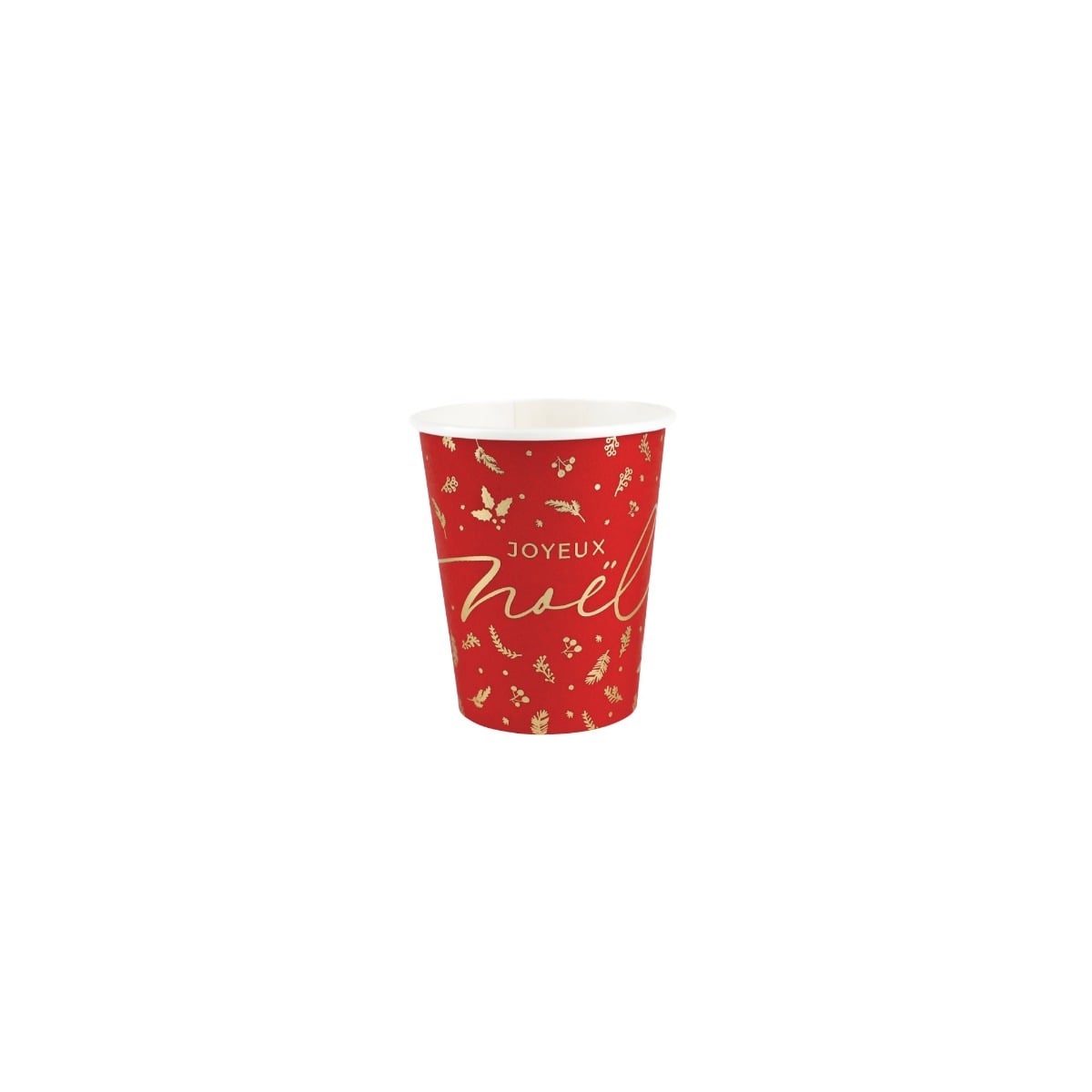 Gobelets - Joyeux Noël Rouge