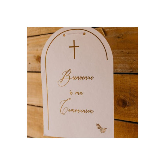 Pancarte - Bienvenue à ma Communion