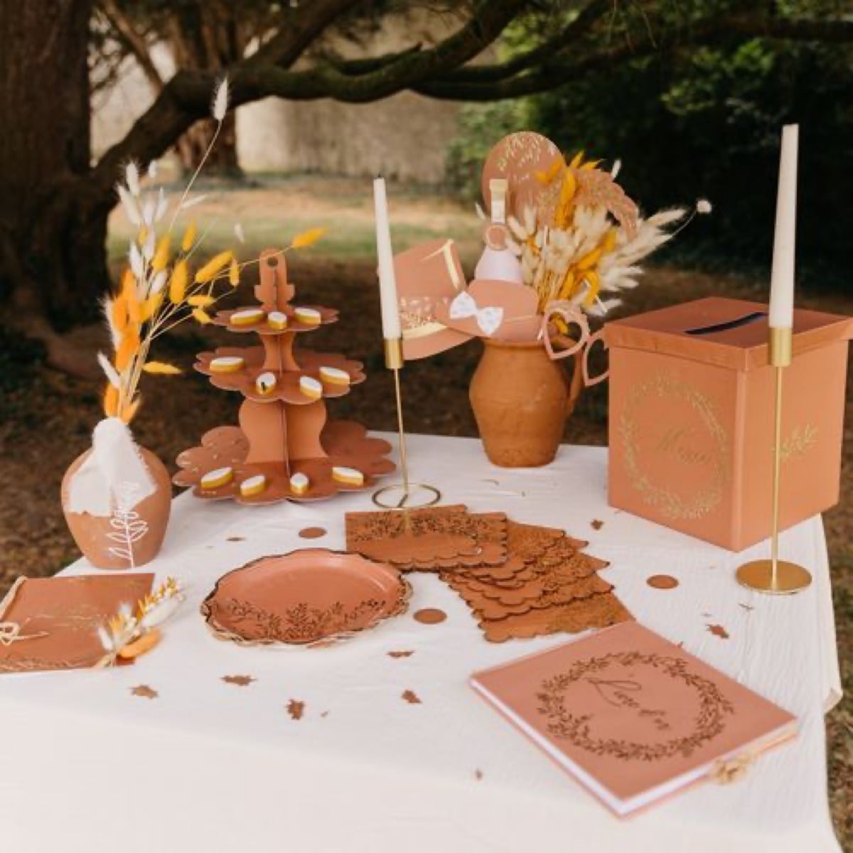 Livre d'or - Jolis Brins Terracotta