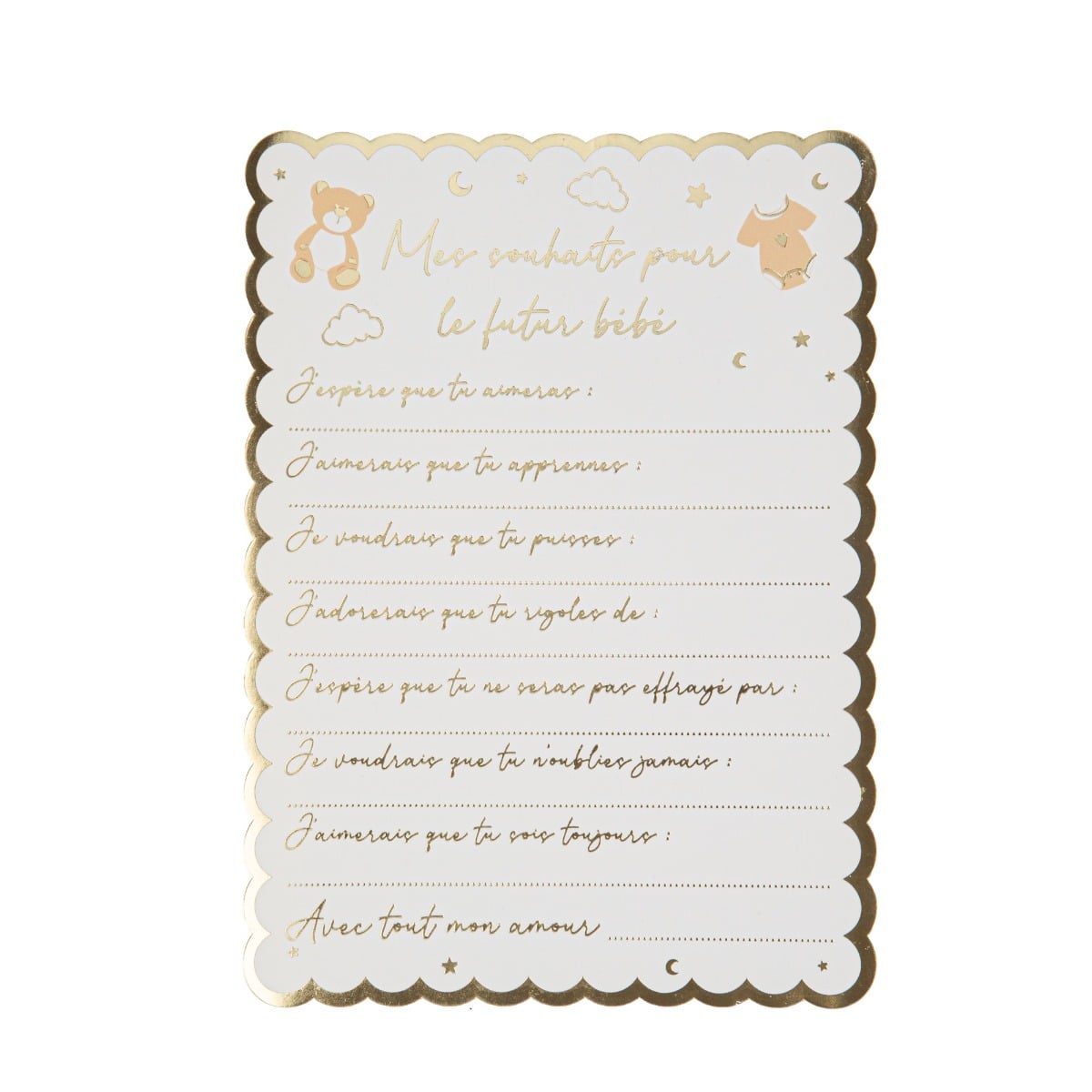 Cartes de Vœux - Souhaits pour Bébé